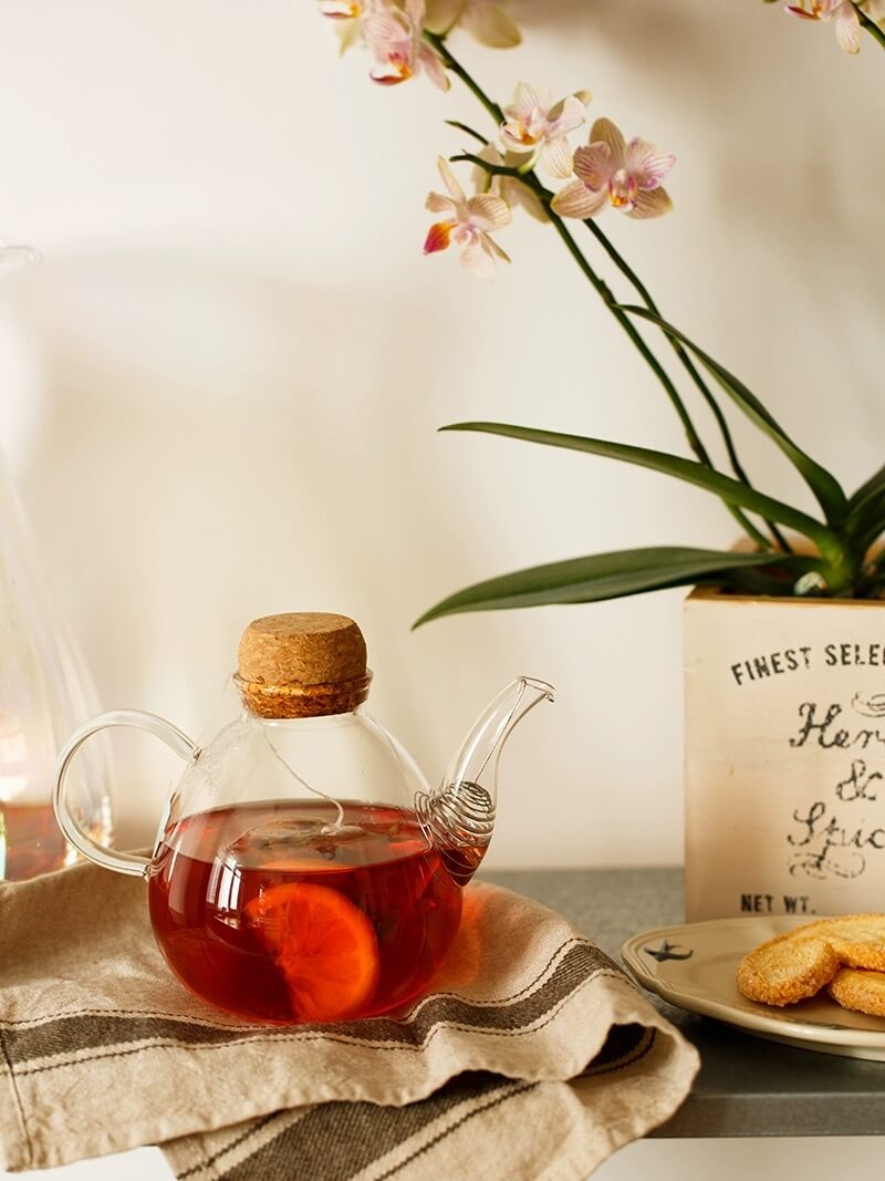 Stove Top 500ml Glass Teapot Tea Kettle Infuser