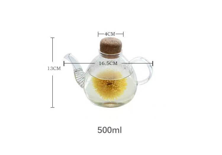 500ml glass teapot