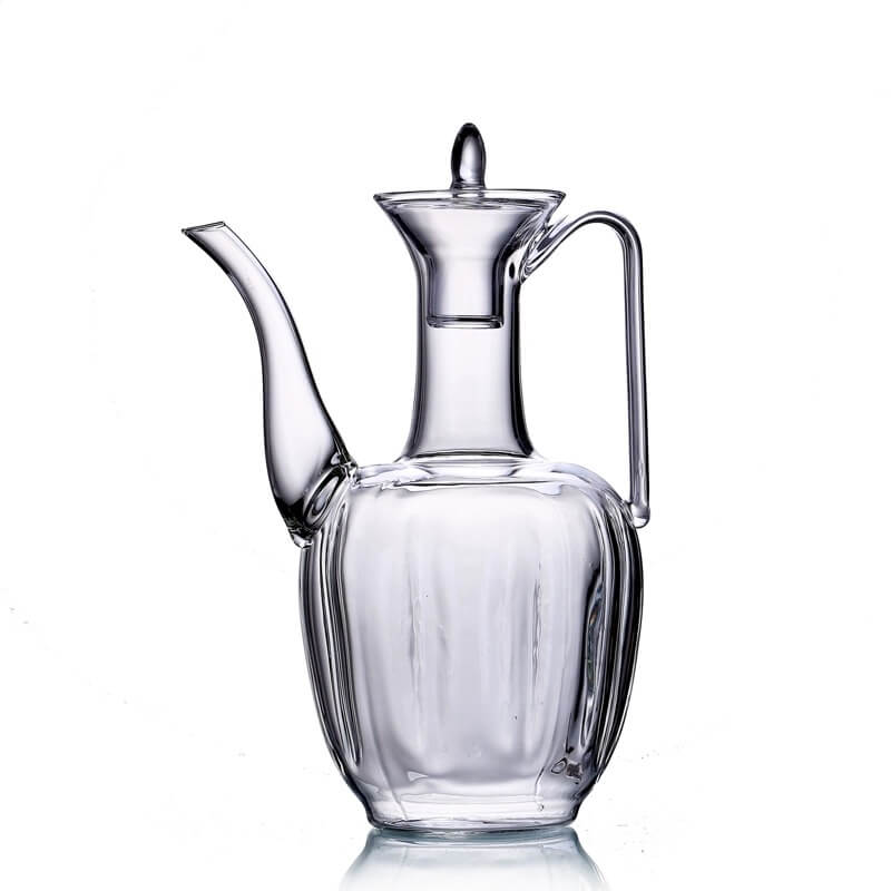 Heat Resisting Antique Borosilicate Glass Teapot