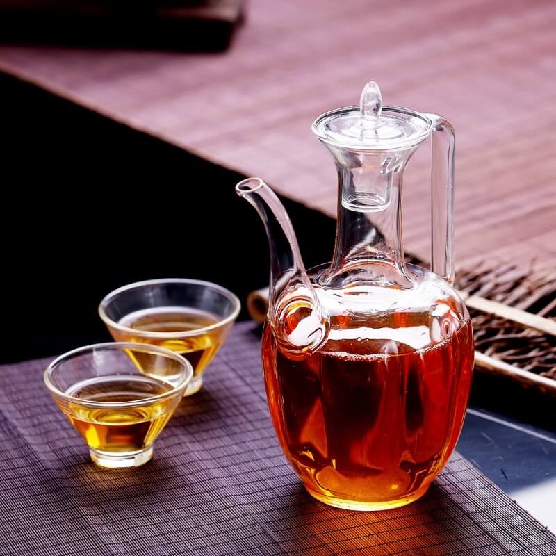 Heat Resisting Antique Borosilicate Glass Teapot