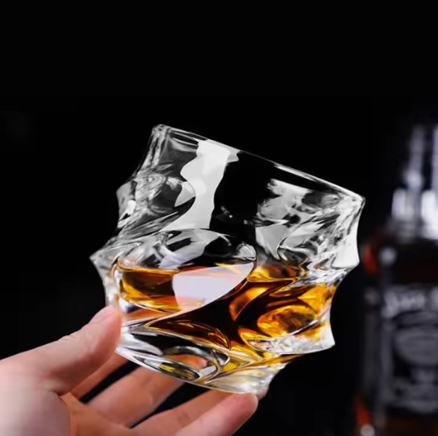 antique vintage crystal snifter whiskey glasses