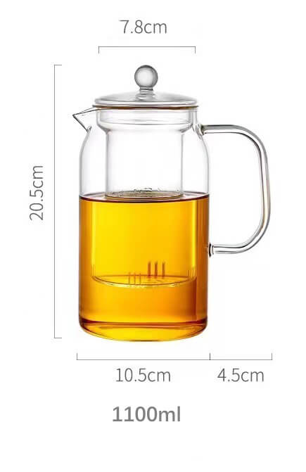 glass tea pot with filter glass tea pot with filter