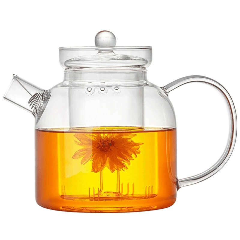 Stovetop Induction Clear Glass Kettle Tea Maker