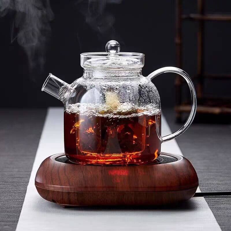 Stovetop Induction Clear Glass Kettle Tea Maker
