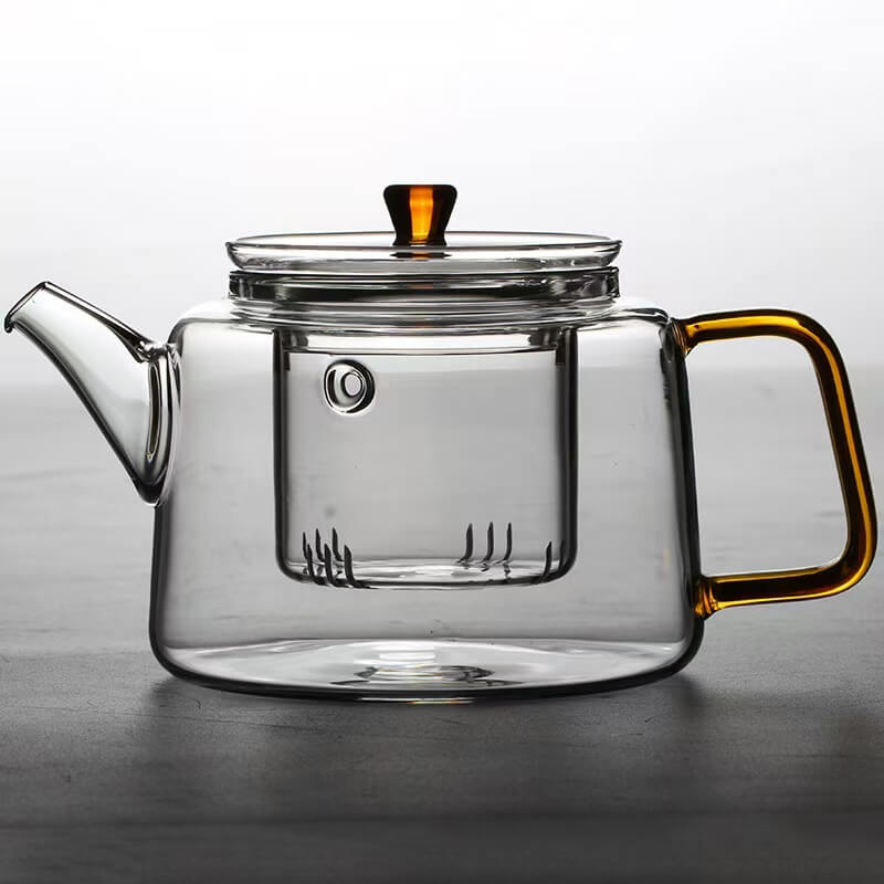 Stovetop Glass Tea Kettle For Blooming Green Tea