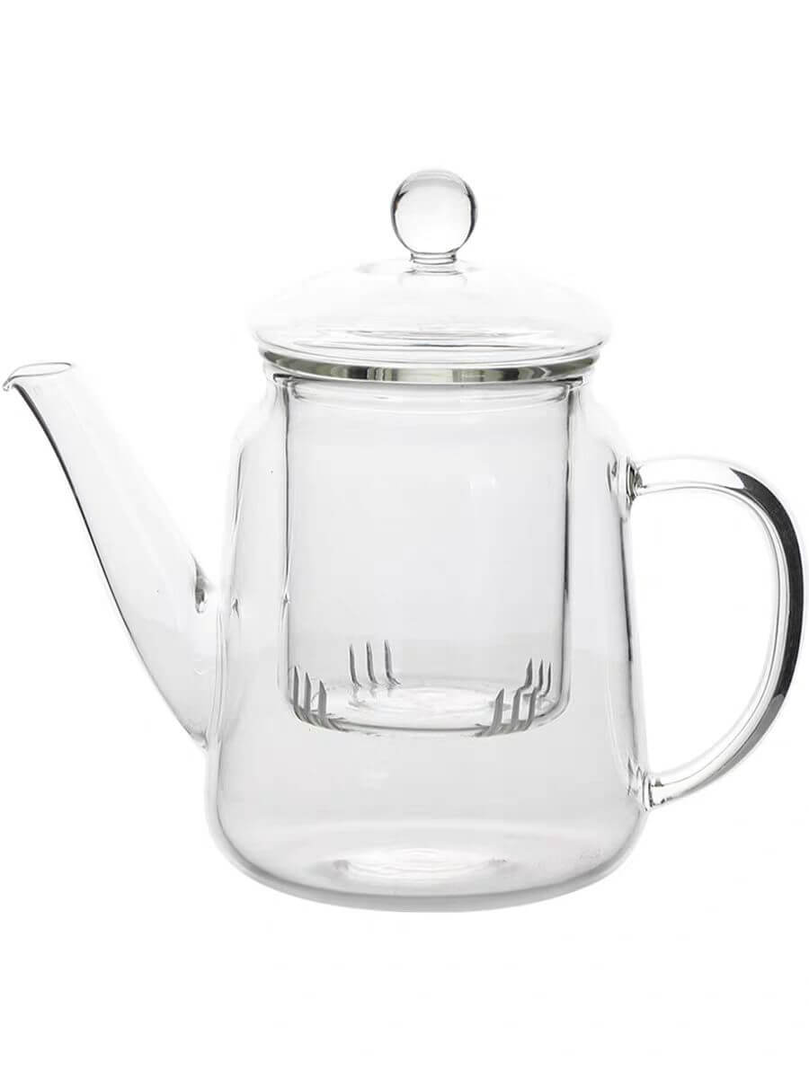 500ml Clear Glass Teapot Tea Brewing Pots