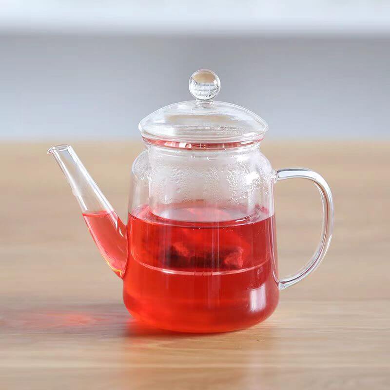 500ml Clear Glass Teapot Tea Brewing Pots