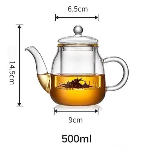 500ml glass teapot