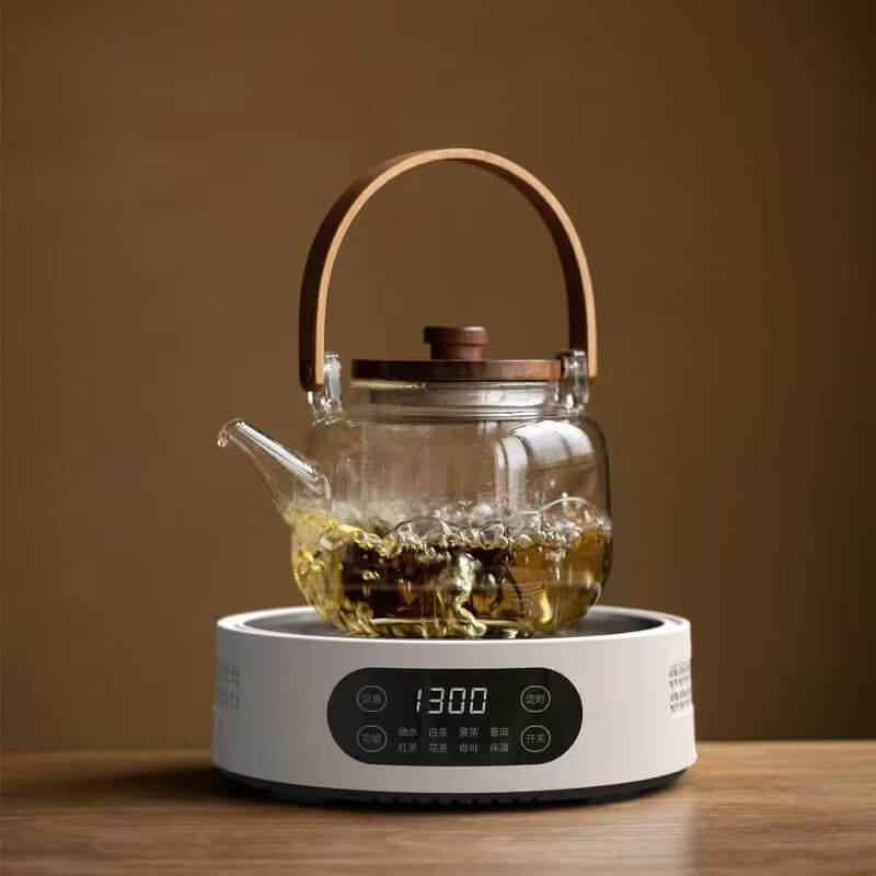 Stovetop Beautiful Borosilicate Glass Teapot With Infuser