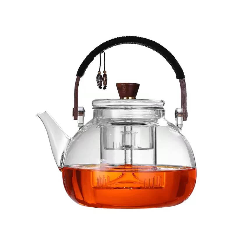 Stovetop Large Borosilicate Glass Kettle Teapot