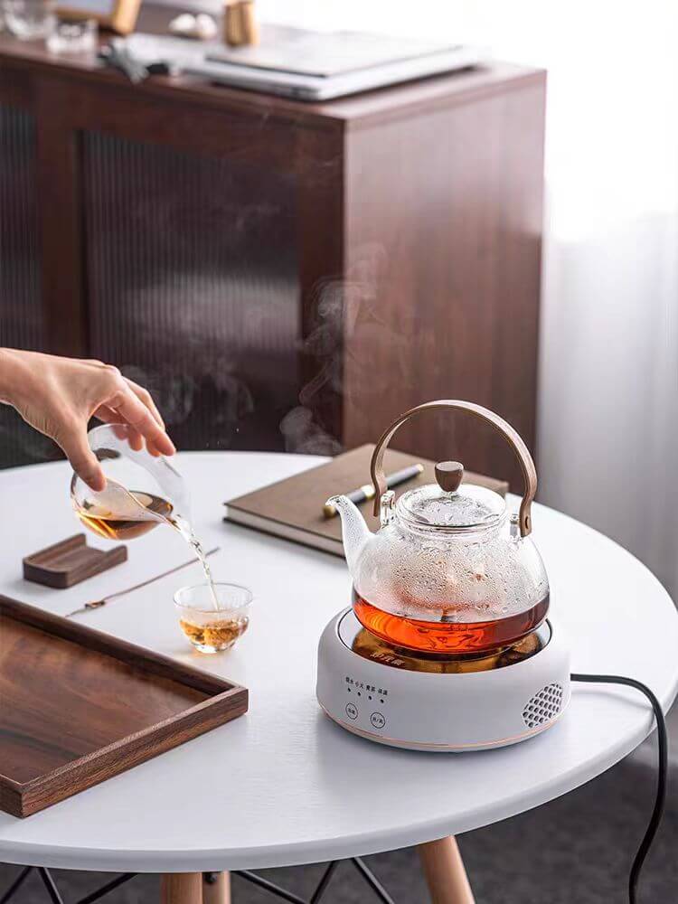 Stovetop Large Borosilicate Glass Kettle Teapot