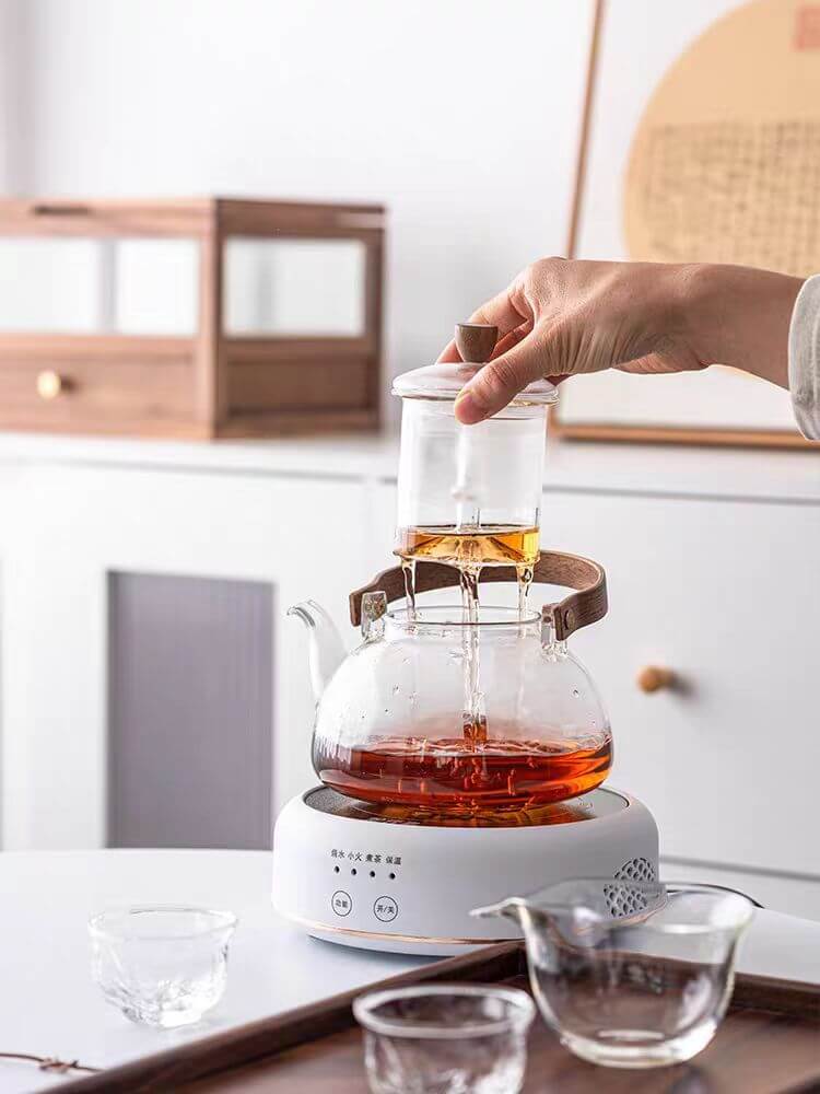 Stovetop Large Borosilicate Glass Kettle Teapot