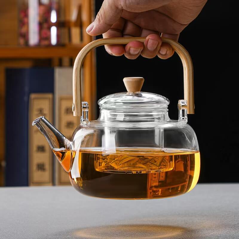 Stovetop Glass Teapot Strainer For Green Tea