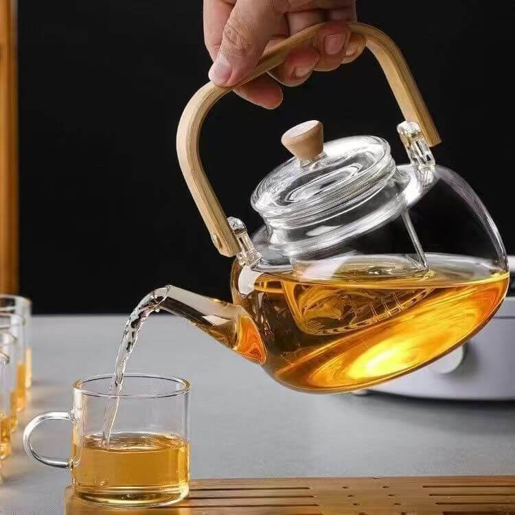 Stovetop Glass Teapot Strainer For Green Tea