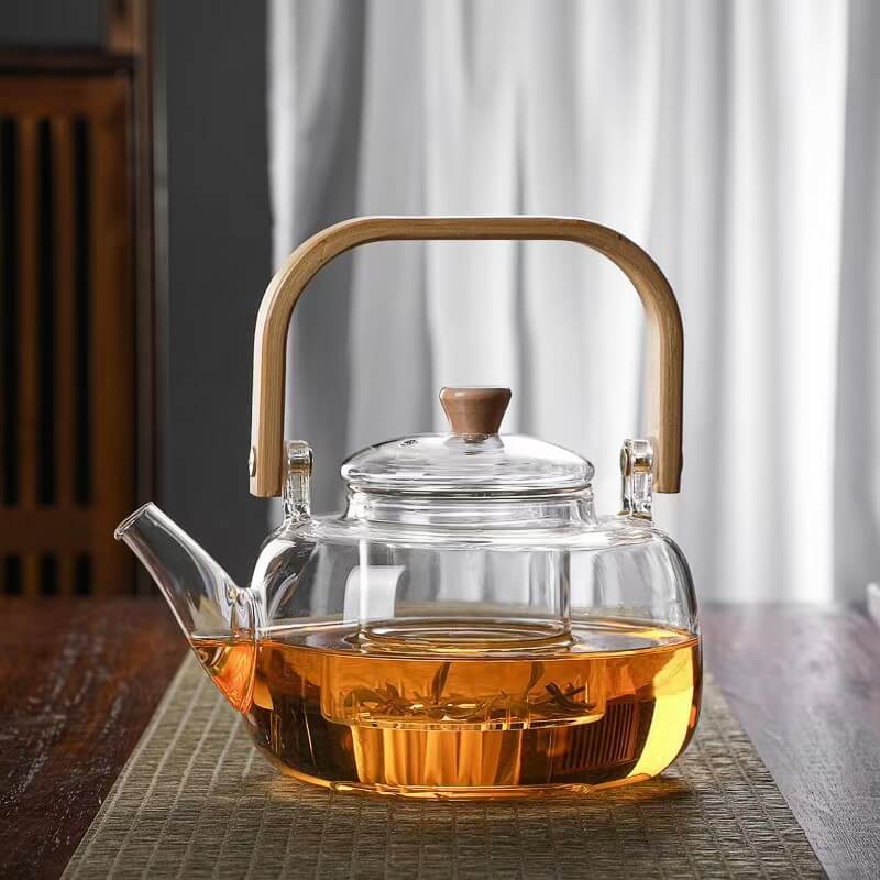 Stovetop Glass Teapot Strainer For Green Tea