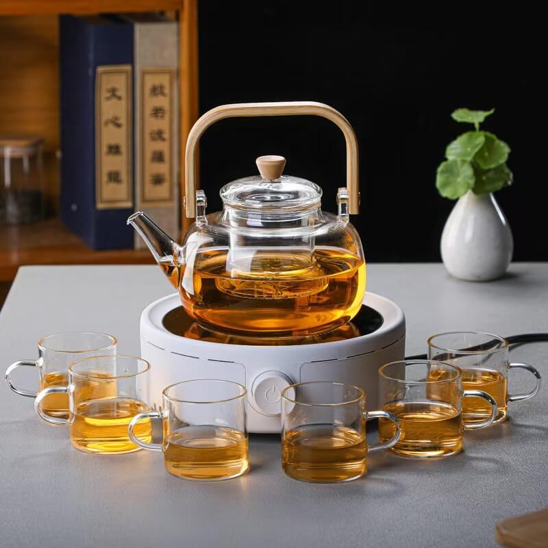 glass kettle with strainer glass kettle with strainer