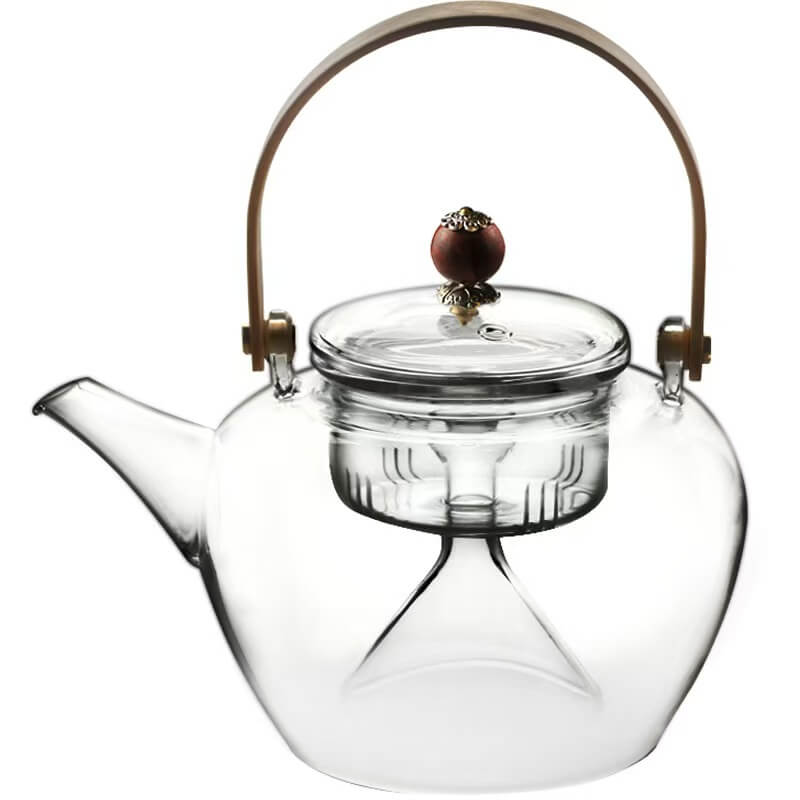 Simple Steeper 1 Liter Glass Teapot Infuser Kettle