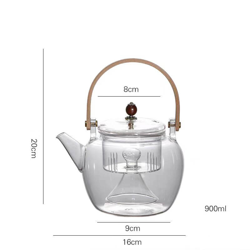 glass teapot with filter glass teapot with filter