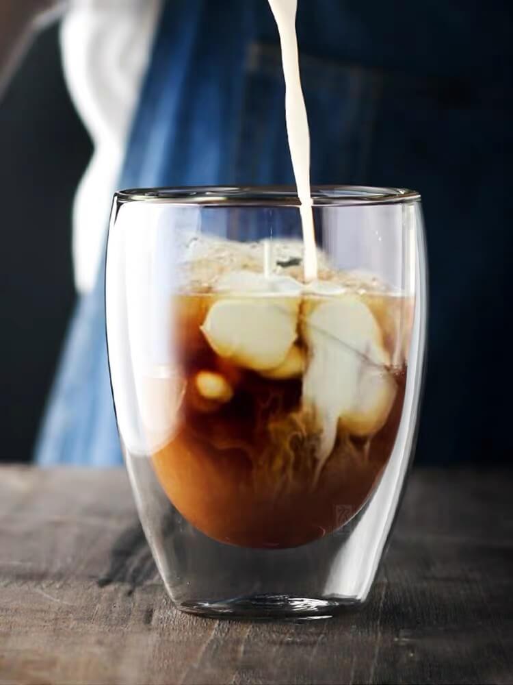 Classic Double Wall Insulated Borosilicate Glass Espresso Tea Cups