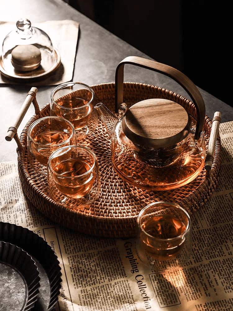 700ml Heat Resistant Glass Tea Maker Pot