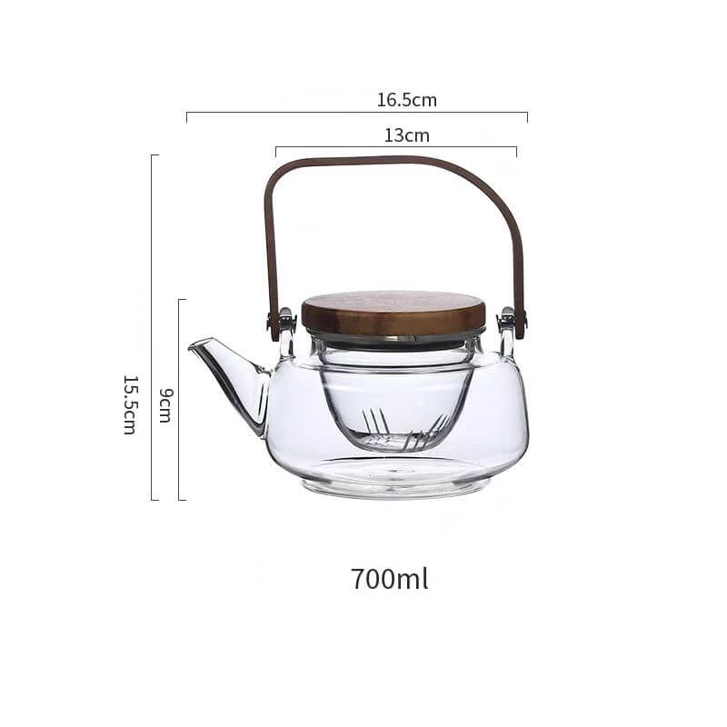 glass tea maker pot