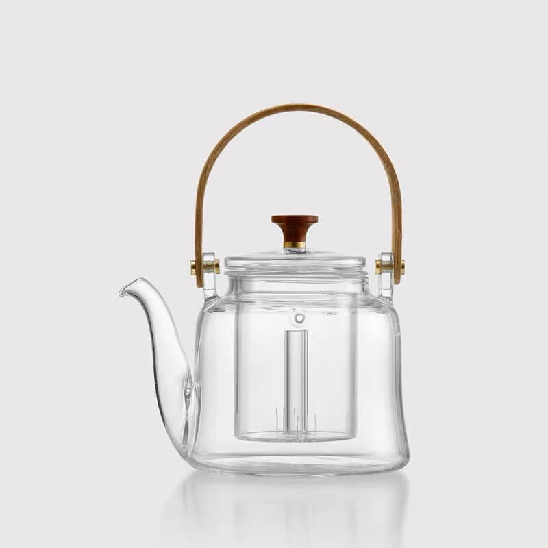600ml Clear Glass Teapot Kettle For Gas Stove