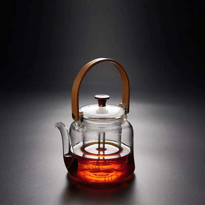 glass teapot kettle for gas stove