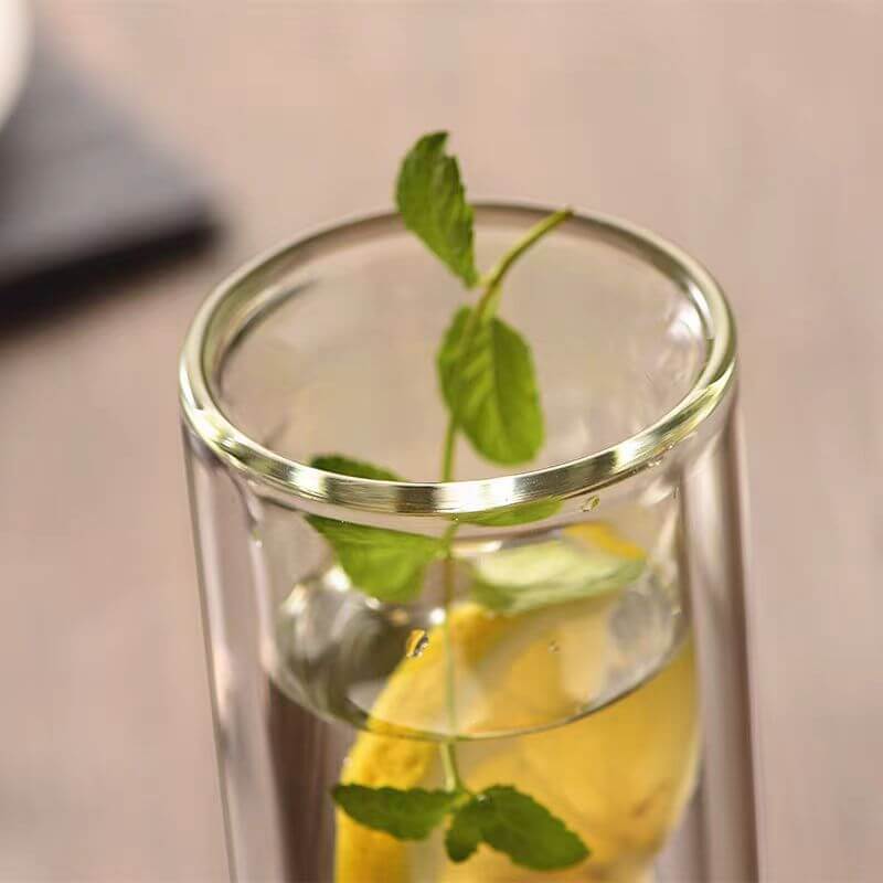 double layer tea glasses double layer tea glasses