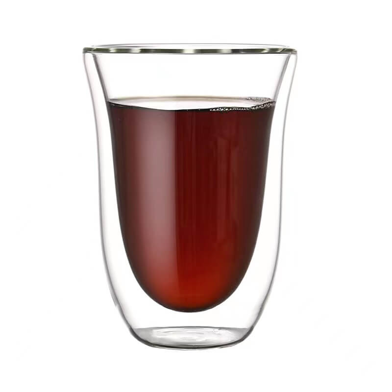 Espresso Double Wall Glass Coffee Mugs Insulated