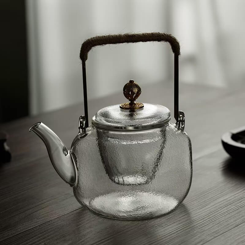 Steeper Clear Borosil Glass Tea Kettle