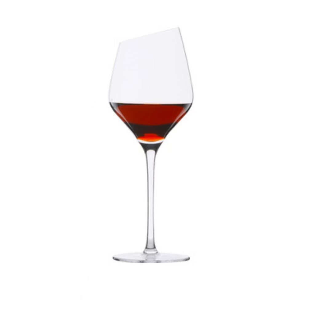 wedding party gift goblet stemware long stem clear crystal red wine glasses