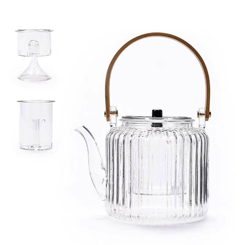 Modern Loose Chai Glass Tea Kettle