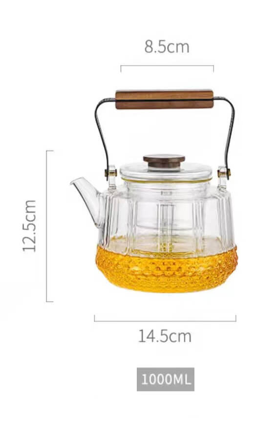 glass teapot for blooming tea glass teapot for blooming tea