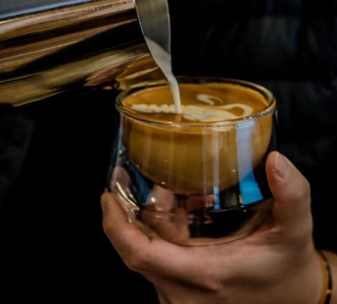 Double Walled Insulated Glass Cup Coffee Espresso Glasses