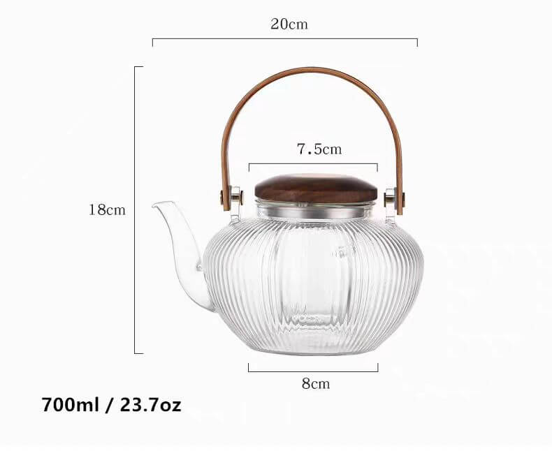 glass teapot strainer