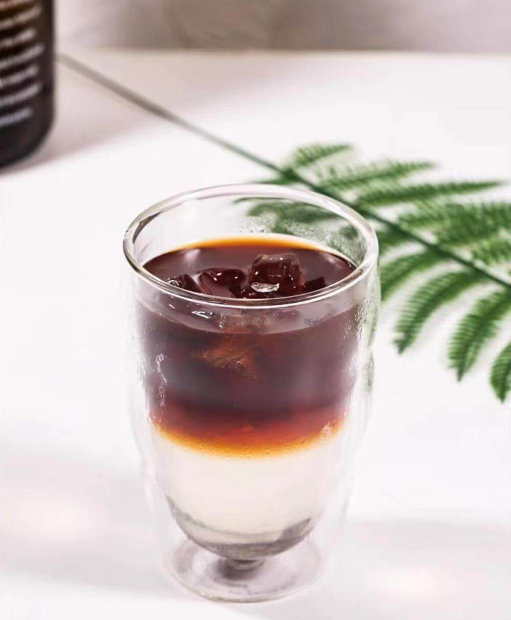 Clear Double Insulated Glass Espresso Tea Cup Coffee Mugs