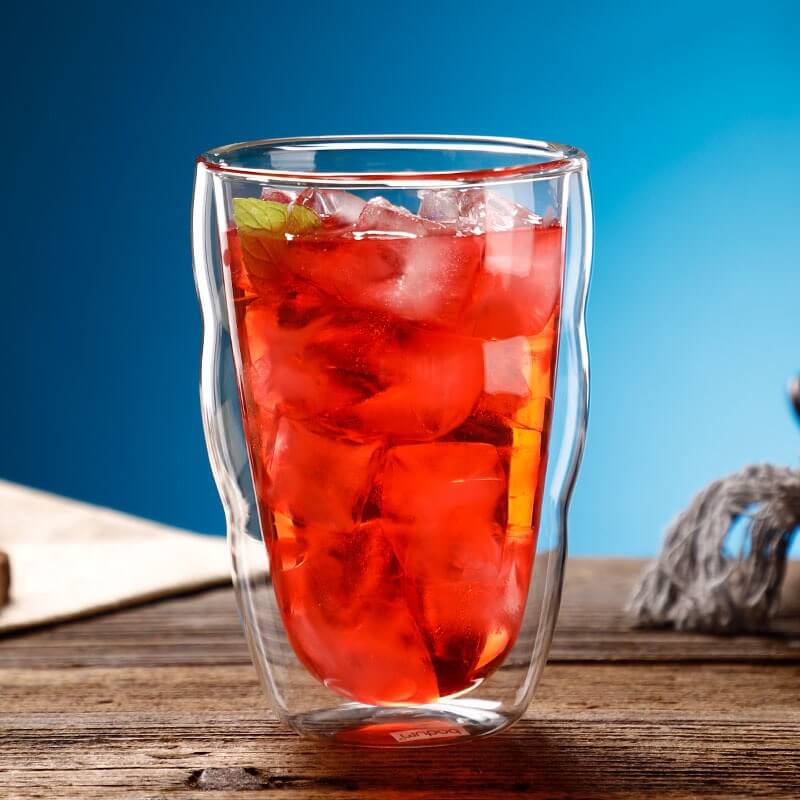 Clear Double Insulated Glass Espresso Tea Cup Coffee Mugs