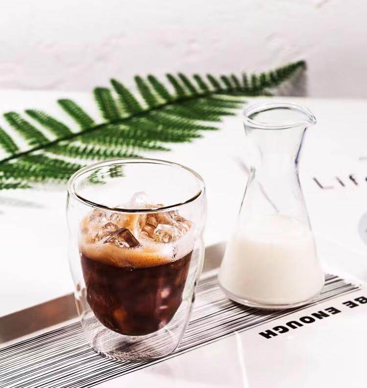 Clear Double Insulated Glass Espresso Tea Cup Coffee Mugs