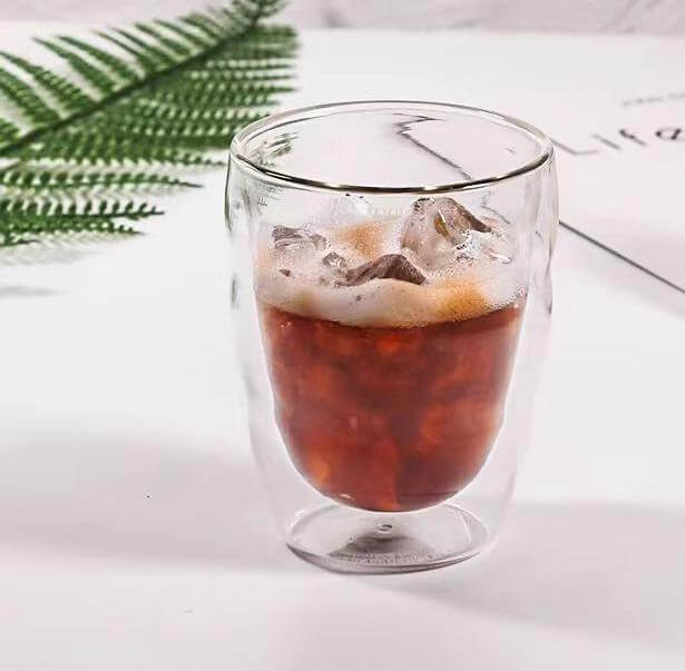 Clear Double Insulated Glass Espresso Tea Cup Coffee Mugs