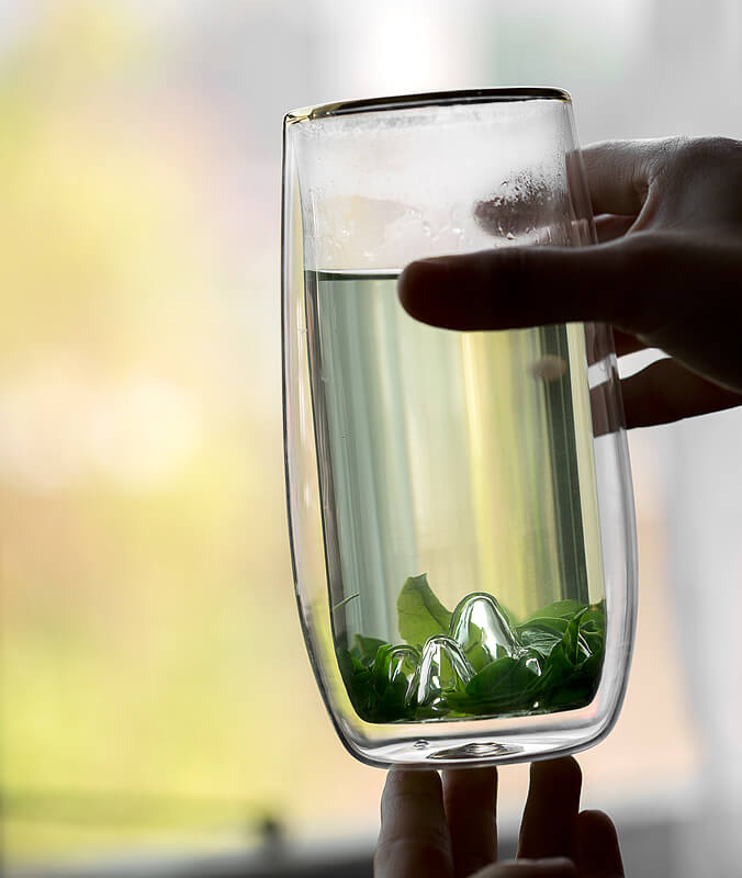 300ml Double Wall Insulated Glass Tea Cups