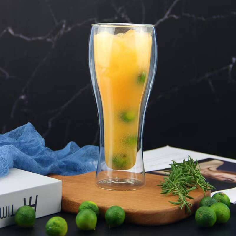 Double Wall Insulated Glass Beer Shot Cups
