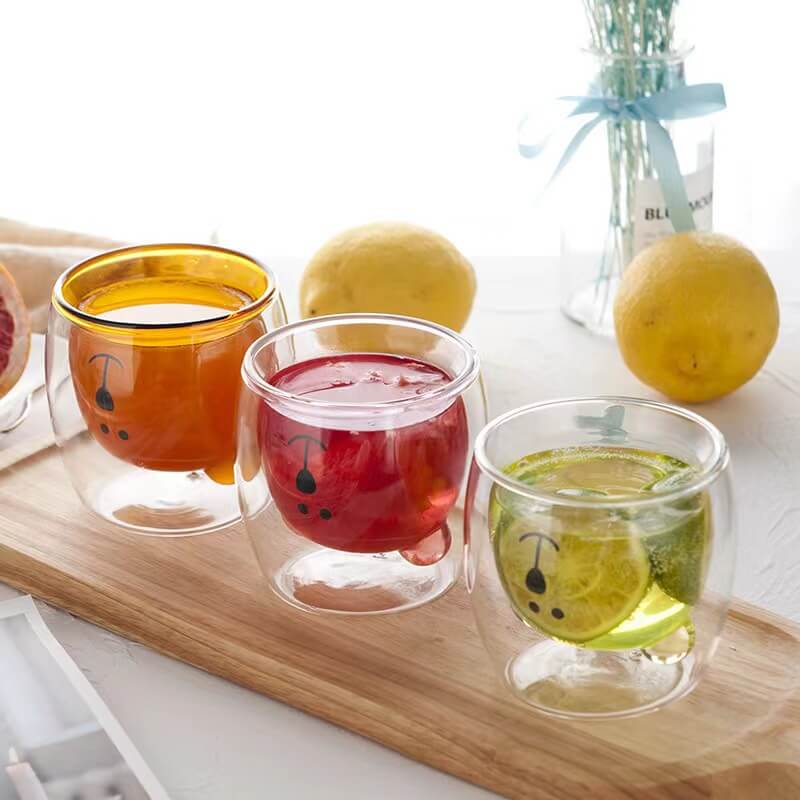 double insulated coffee glasses double insulated coffee glasses