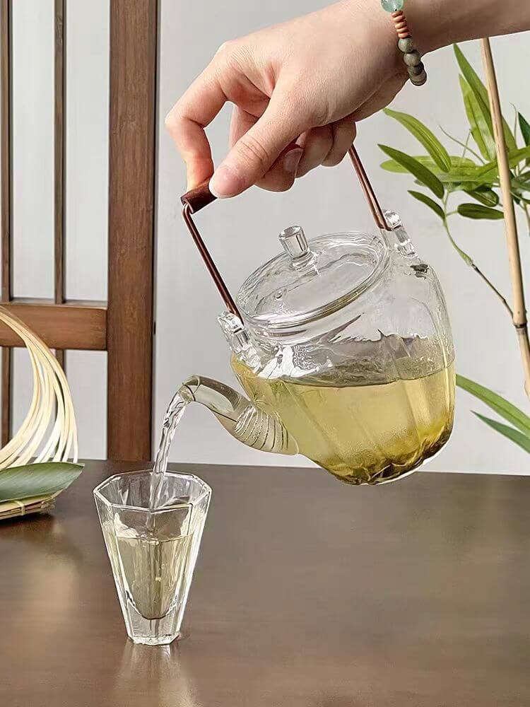 glass teapot on stove glass teapot on stove