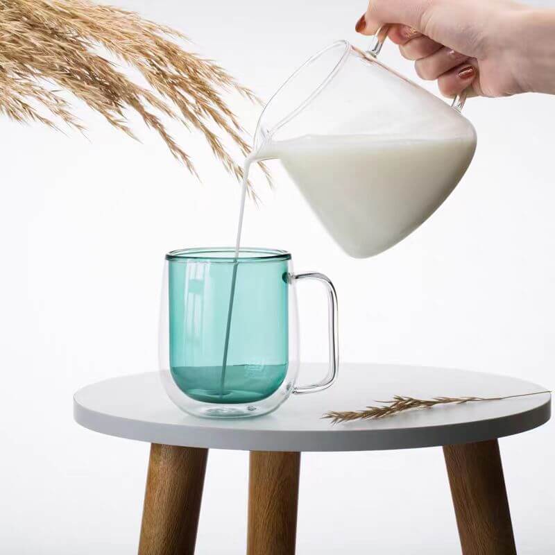 double layer tea glass