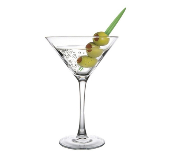 large silver style cocktail glasses goblet wine