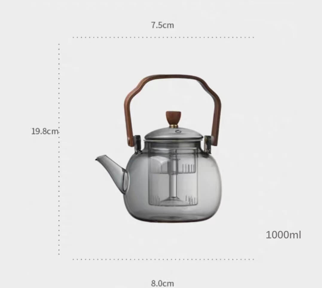 glass magnetic teapot glass magnetic teapot