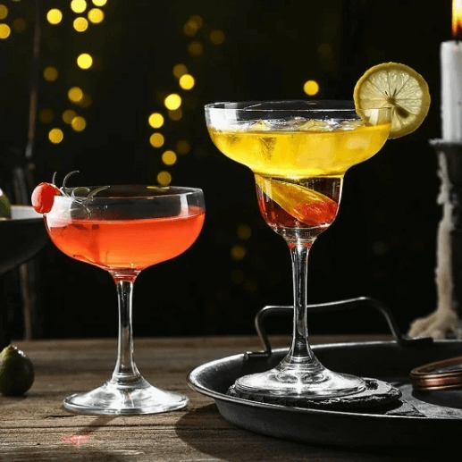 white wedding crystal martini glasses goblet