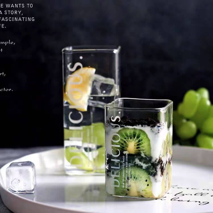 Large Frozen Glass Coffee Beer Beverage Cups