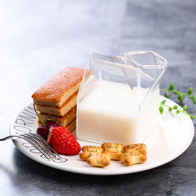 Modern Breakfast Glass Thermal Latte Coffee Milk Mug
