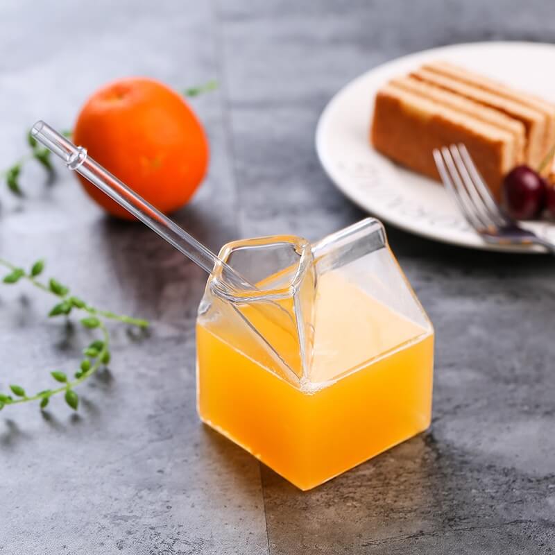 Modern Breakfast Glass Thermal Latte Coffee Milk Mug